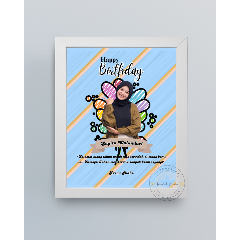 Foto 5R,10R&A4 / Kado ulang tahun Gift Ultah Pacar / Kado Perkawinan / Kado Wisuda / Cetak Frame Fot