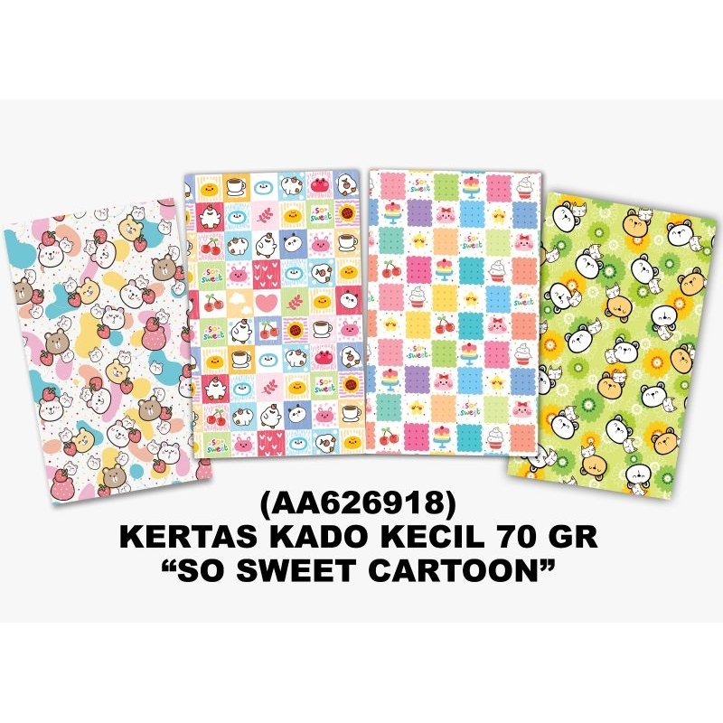 

KERTAS KADO SO SWEET CARTOON