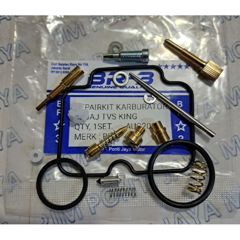 REPAIR KIT BAJAJ TVS KING BAJAJ RODA 3 KIT KABURATOR TVS KING