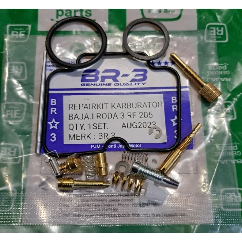 Repair Kit Karburator Bajaj RE 205 Bajaj BBG CNG RODA 3