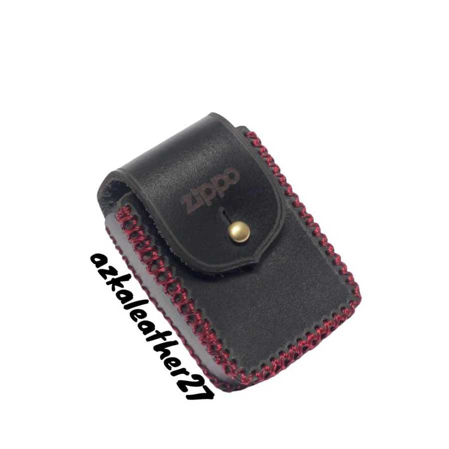 case zippo-cover zippo-sarung zippo-wadah zippo kulit asli