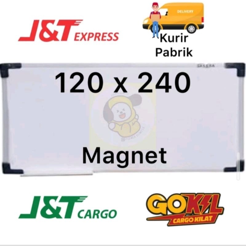 

Papan tulis gantung 120x240 magnet sakura original /whiteboard sakura gantung magnet 120x240