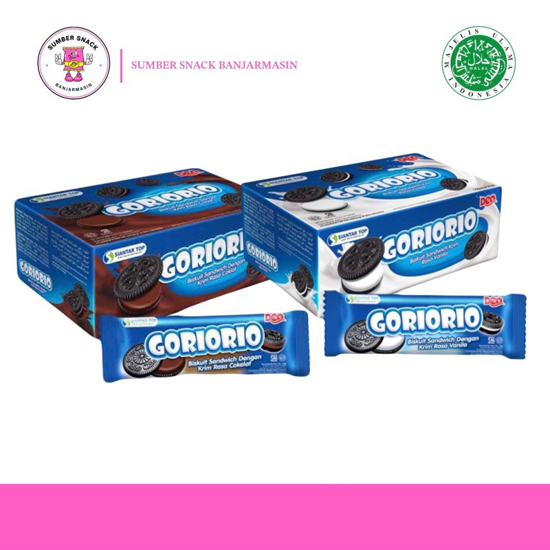 

Goriorio Biskuit Sandwich (Isi 10/Box) (230g)