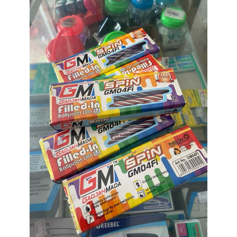 

PULPEN GM LILIN 0,5mm / BOLPOIN 12Pcs