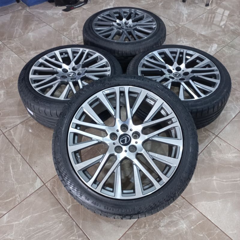 VELG MOBIL BEKAS | REPLIKA ALPHARD/VELLFIRE RING 20 PCD 5X114 + BAN ACCELERA 245/45 R20