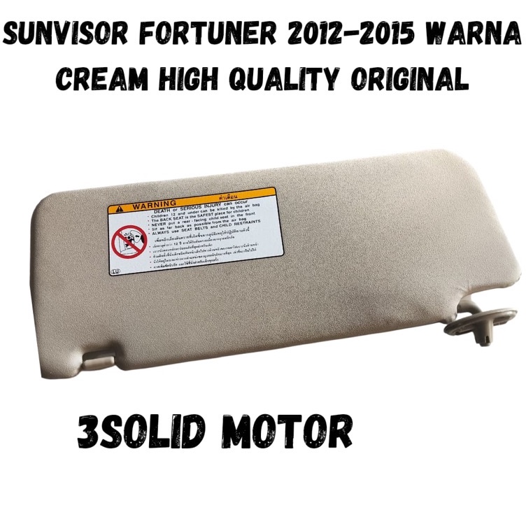 SUN VISOR FORTUNER 212215 CREAM ORIGINAL