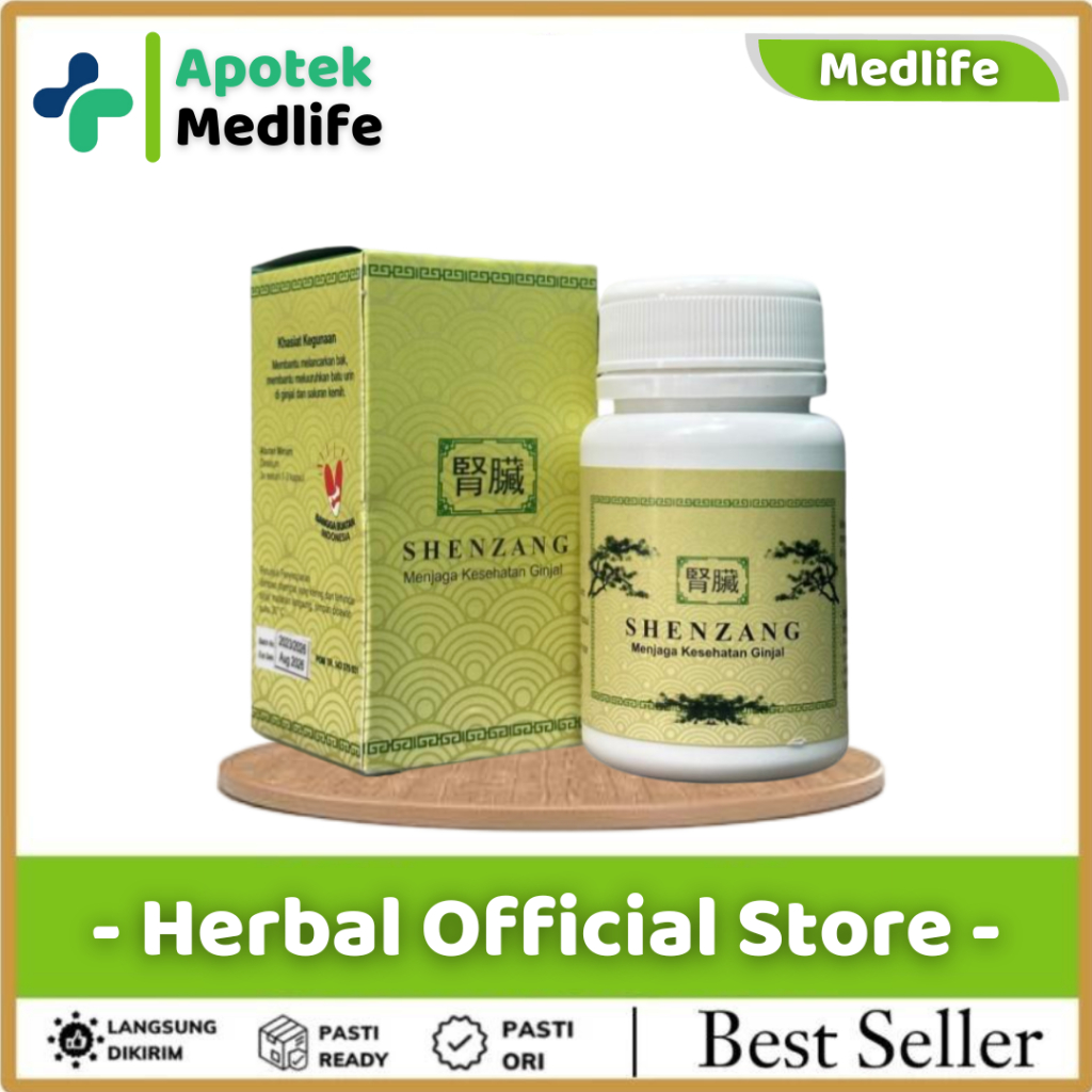 Shenzang Original Obat Batu Ginjal & Saluran Kemih Herbal BPOM Ampuh