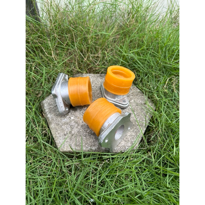 MANIPOL INTAKE TIGER MIRING KARBURATOR PE PWK 28 30 32 34 MANIFOLD TEFLON MIRING TIGER