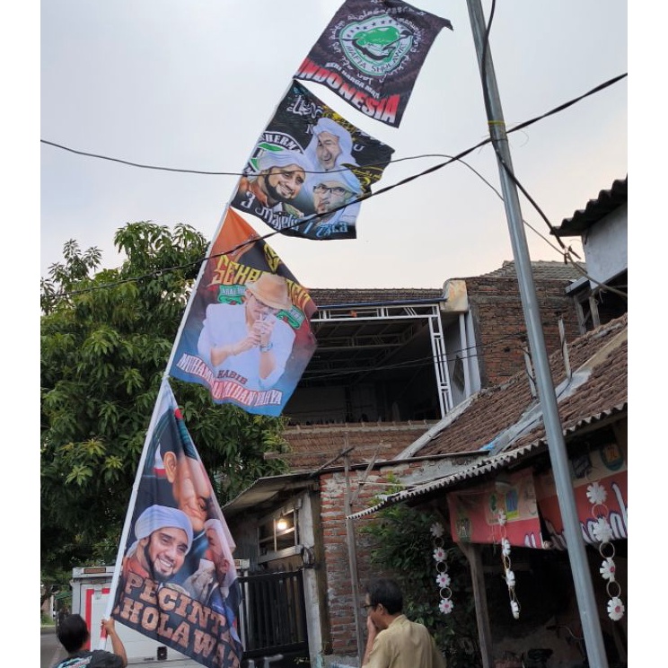 Super Berhadiah  Joran Tegek TIANG BENDERA 1 8 7 6Meter GIANT FLAG Majelis Sholawat Syekermania Zakirmania Mafish PUYU POLE pancing