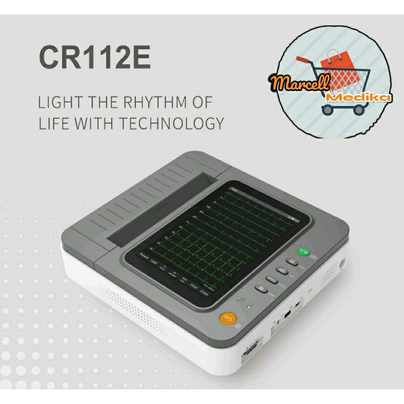 ECG 12 CHANEL CR112E CORE RAY / ELECTROCARDIOGRAP / EKG 12 CHANEL