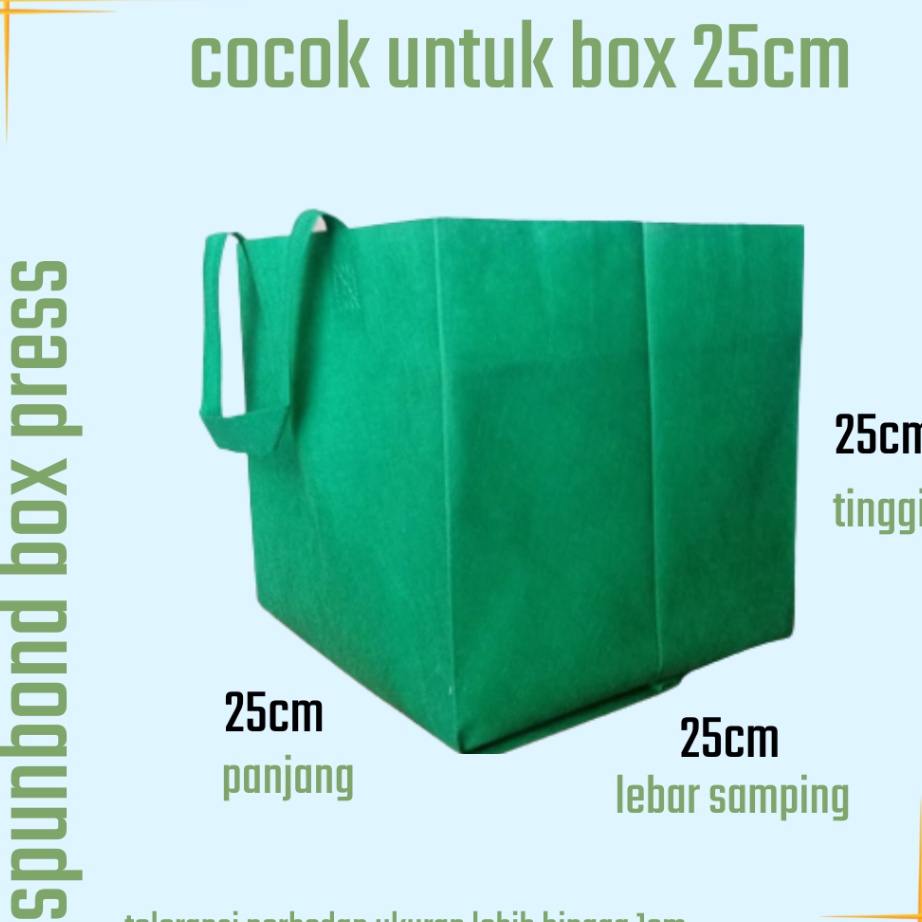 

Promo Akhir Pekan Hemat Besar Tas spunbond box 25 x 25 Lusin box gift kotak nasi berkat hajatan syukuran