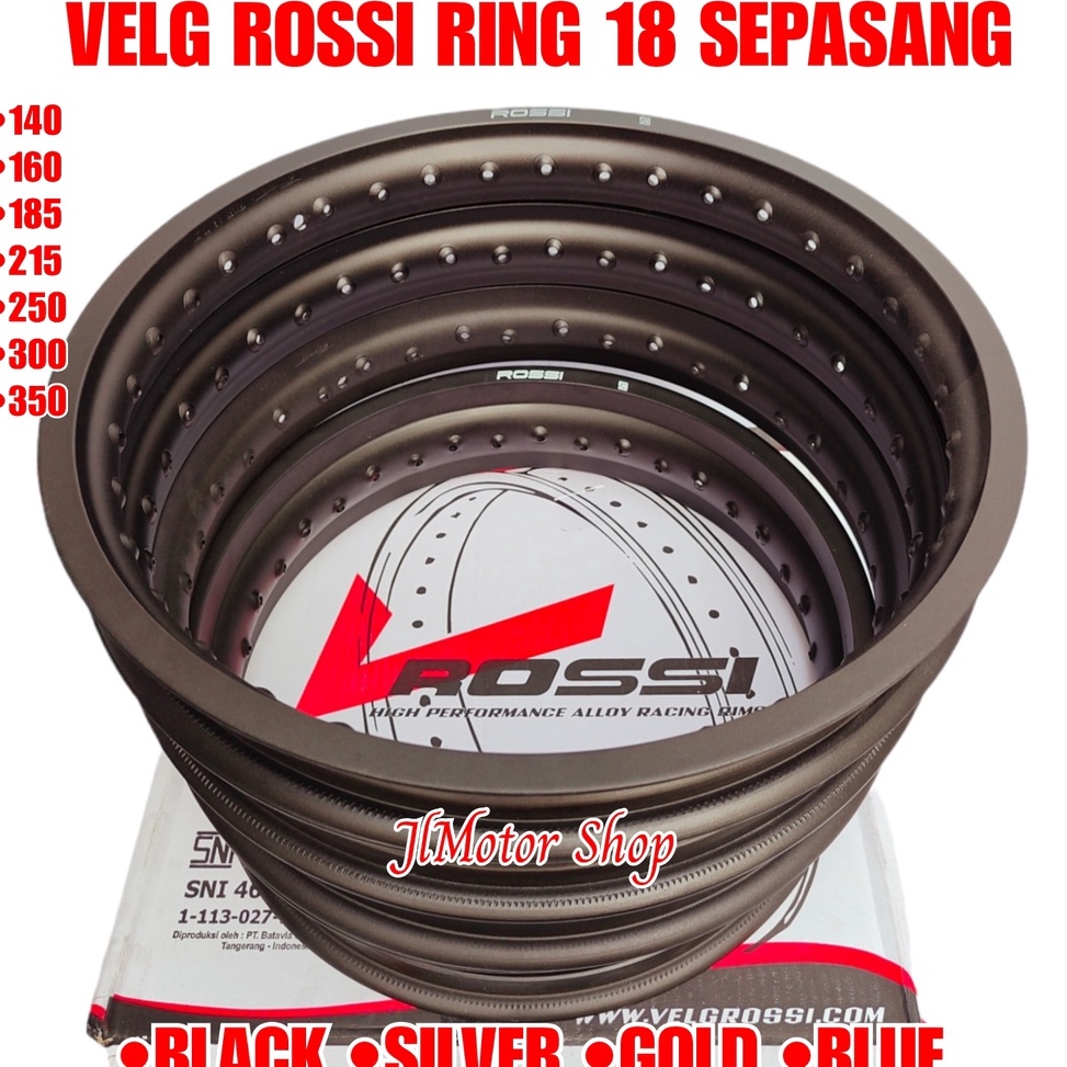 Seller AOU VELG ROSSI RING 18 14 16  16 185  185 215  16 215  25 3  3 35 Ring 18 SEPASANG 2 PCS  VEL