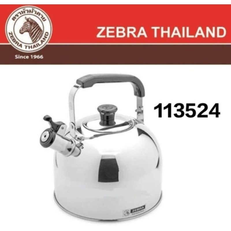 ZEBRA 113524 TEKO CERET BUNYI 3,5 LITER 113524 STAINLESS STEEL SUS 304 ORIGINAL