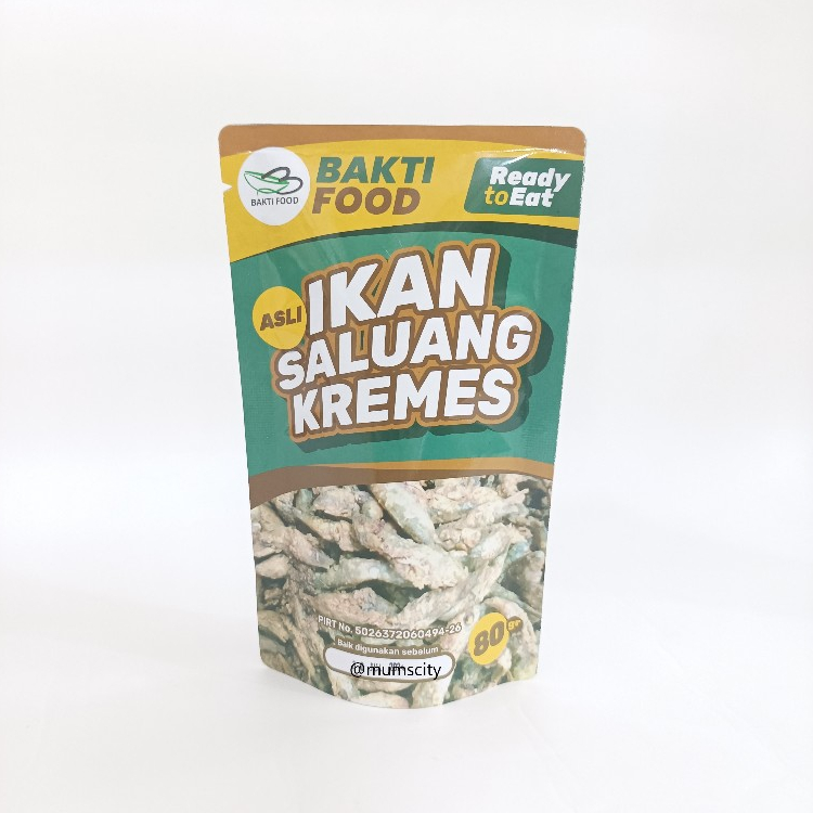 

Ikan Saluang Kremes Produksi Bakti Food - Kemasan Pouch