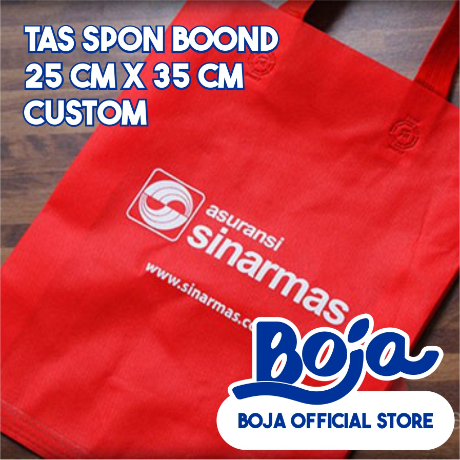 

Goodiebag Tas Spunbond Custom Sablon Tas Belanja Tas Souvenir Nikahan Hajatan Handl Ukuran 25x35x8cm 75 GSM