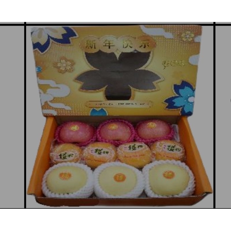 

giftpack special 3 in 1 Apple jeruk pear Imlek 2024