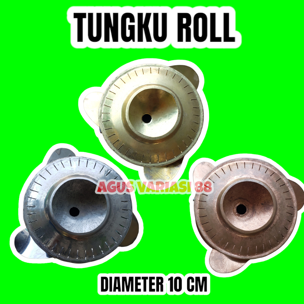 Tungku ROLL STAINLESS KUNINGAN TEMBAGA / Kepala Mesin Arumanis Kuningan / Kepala Cotton Candy // tun