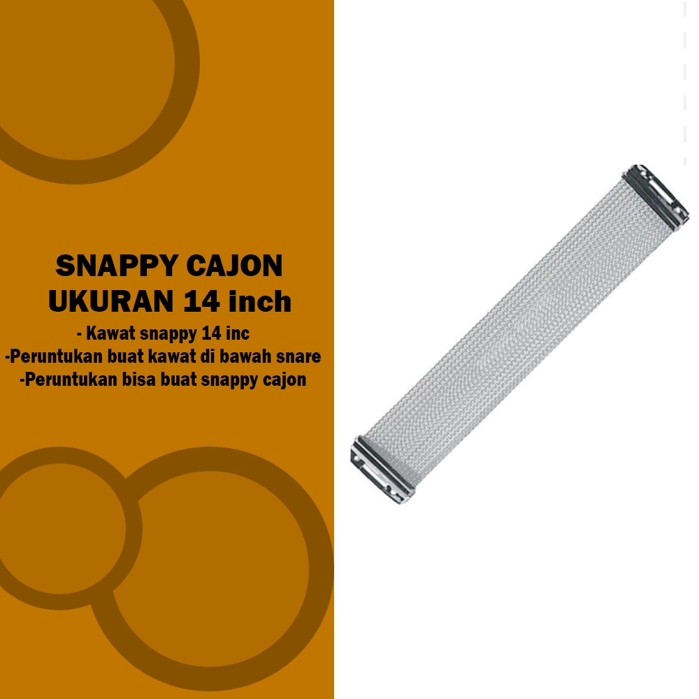 Snapy cajon / senar cajon ukuran 14 inci