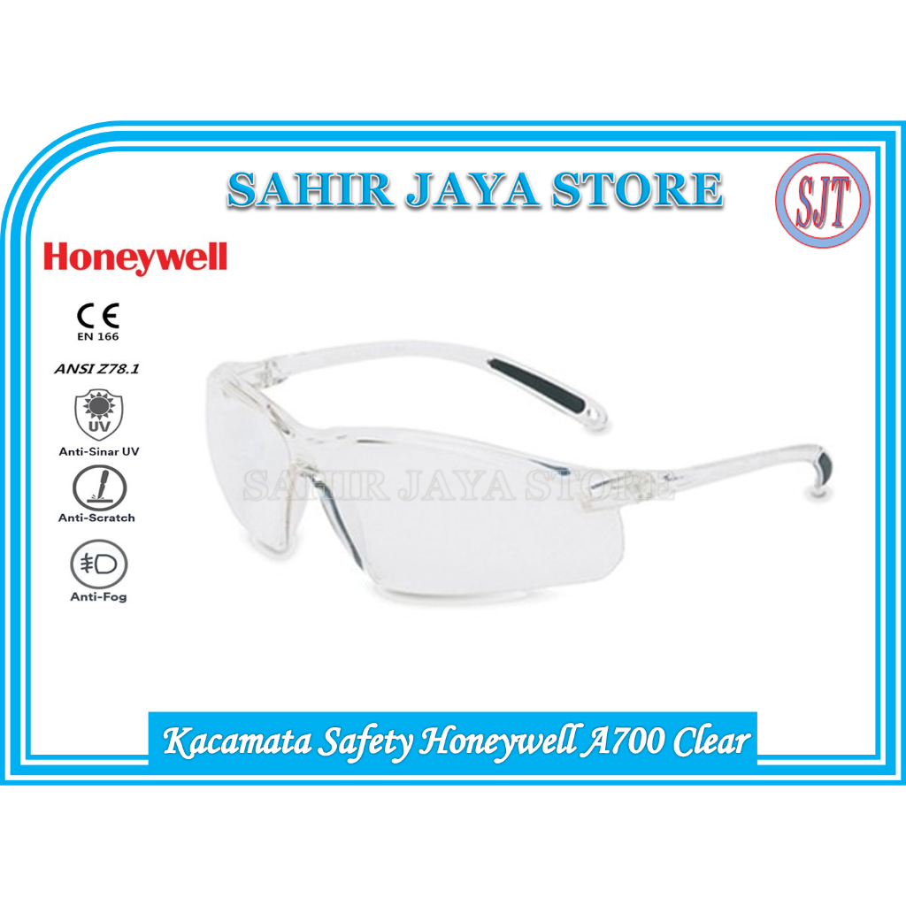 Kacamata Safety Honeywell A700 Clear Safety Glasses Honeywell A700 Kacamata Laboratorium