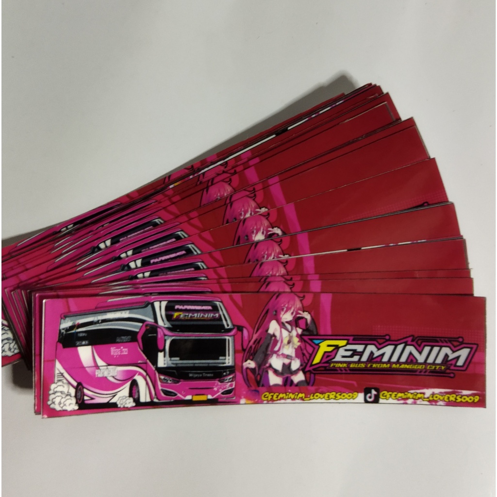 

stiker feminim dan midhi asli po