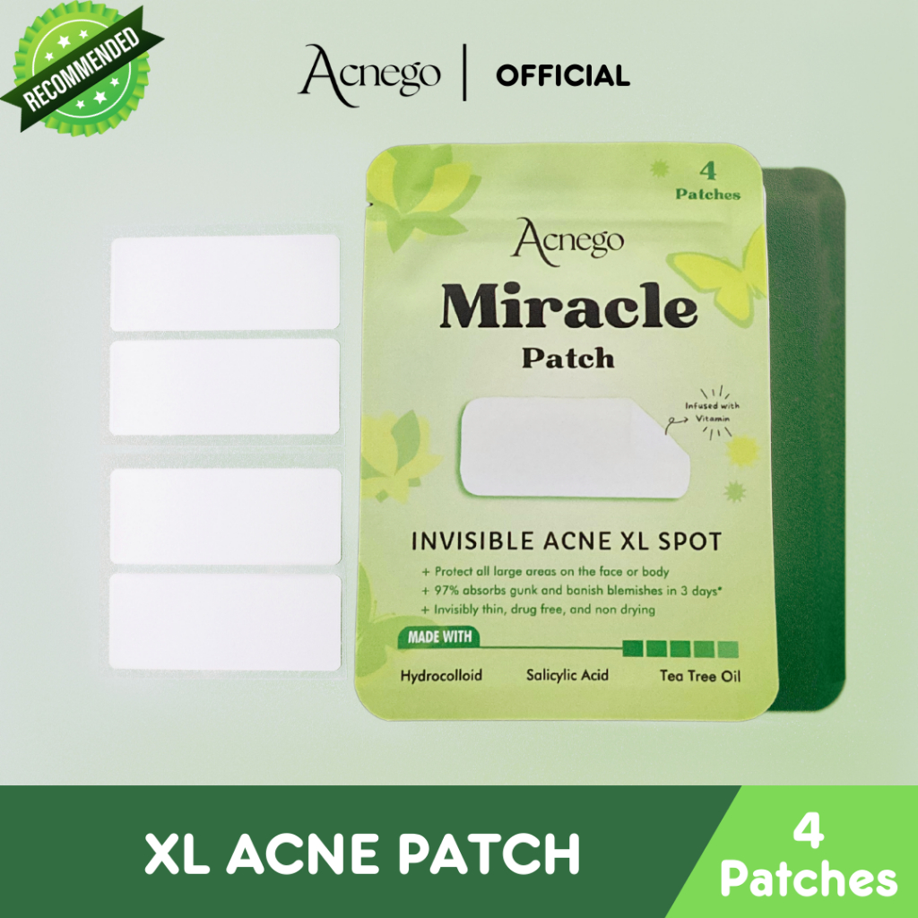 BeAutYA- ACNEGO Pimple Patch For Face and Body - Invisible Patch Body Breakout - Jerawat Punggung