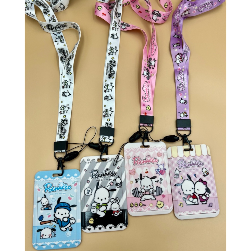 

ID CARD | GANTUNGAN TALI KARTU AKSES MRT BUSWAY LANYARD CARD HOLDER Pochacco