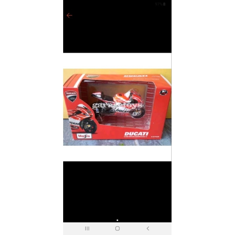 Maisto 1:18 Diecast MOTOGP 2013 Ducati Desmosedici  Andrea Dovizioso