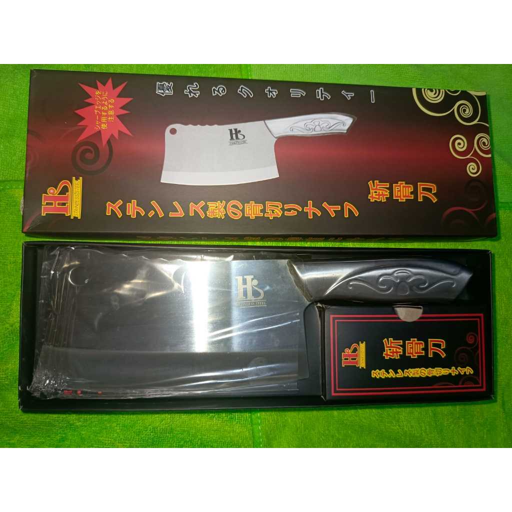 Pisau Daging Stainless Steel / Parang Stainlees / Golok Daging