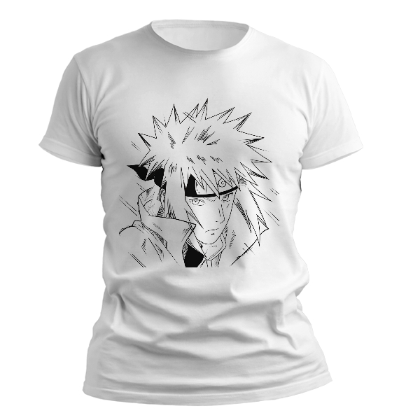 Kaos Minato Namikaze Line Art