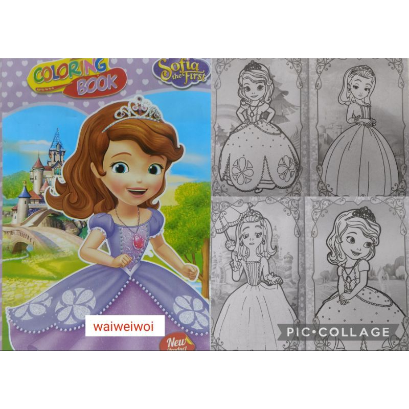 Buku Mewarnai Sofia