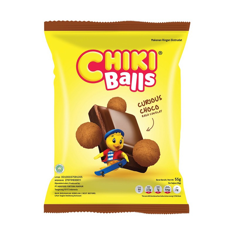 

chiki balls coklat 16grx10