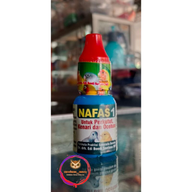 NAFAS 1 DR EDI OBAT GANGGUAN PERNAFASAN UNTUK PERKUTUT KENARI TLEDEKAN DAN OCEHAN FORMULA PRAKTISI S