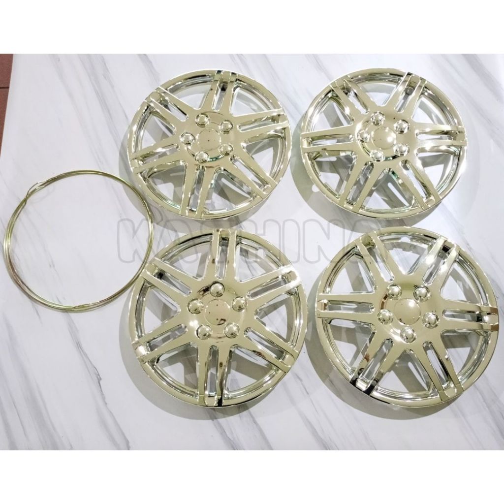 Cover Dop Veleg Roda Ring 13 Mobil Universal Dop Velg Chrome