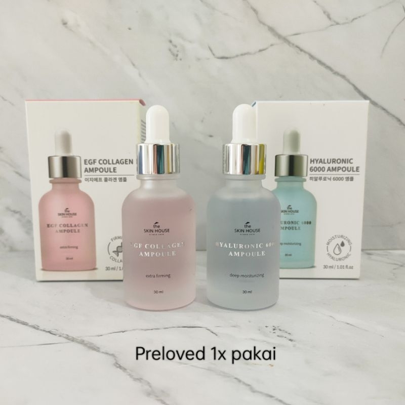 PRELOVED 1X Pakai The Skin House Korea Ampoule