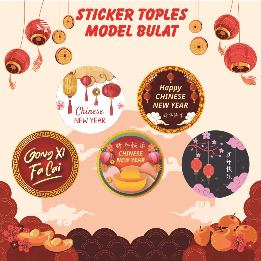 

Stiker Imlek Chinese New Year GONG XI FA CAI murah !!!