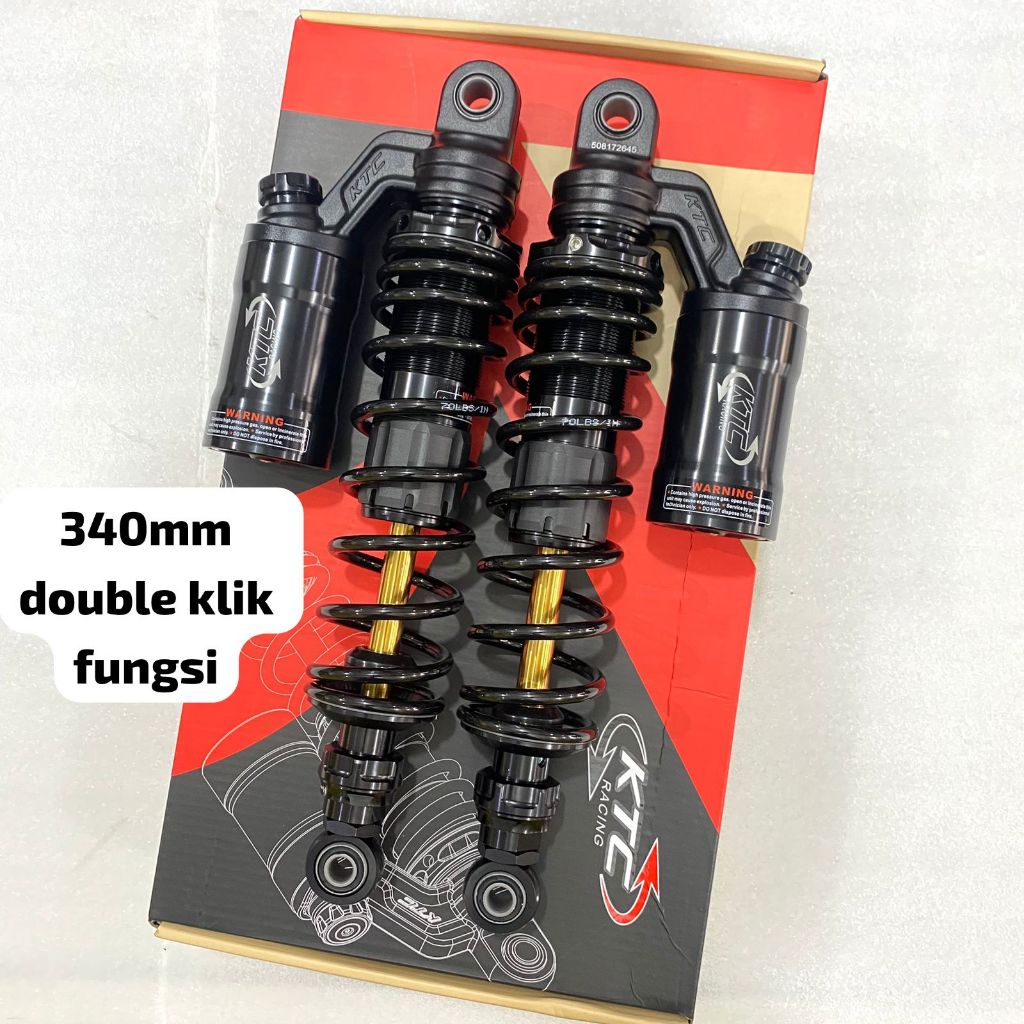 Shockbeker sok KTC RACING extreme black gold edition 280mm 320mm 340mm jupiter vega rxking supra rev