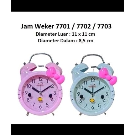 jam weker kring karakter anak lucu hello Kitty