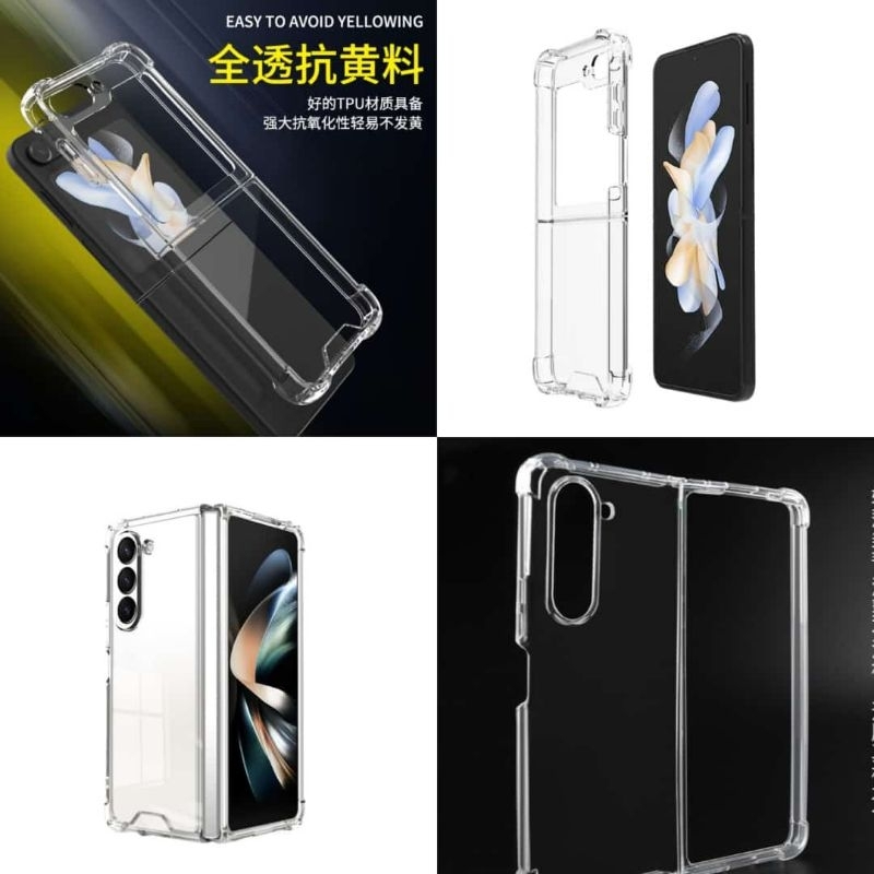 SAMSUNG Z FOLD 4 SOFT CASE AIRBAG CLEAR CASE SAMSUNG Z  FOLD 4