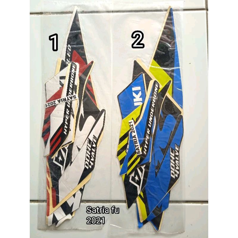Striping motor standar SATRIA FU FI thn.2021