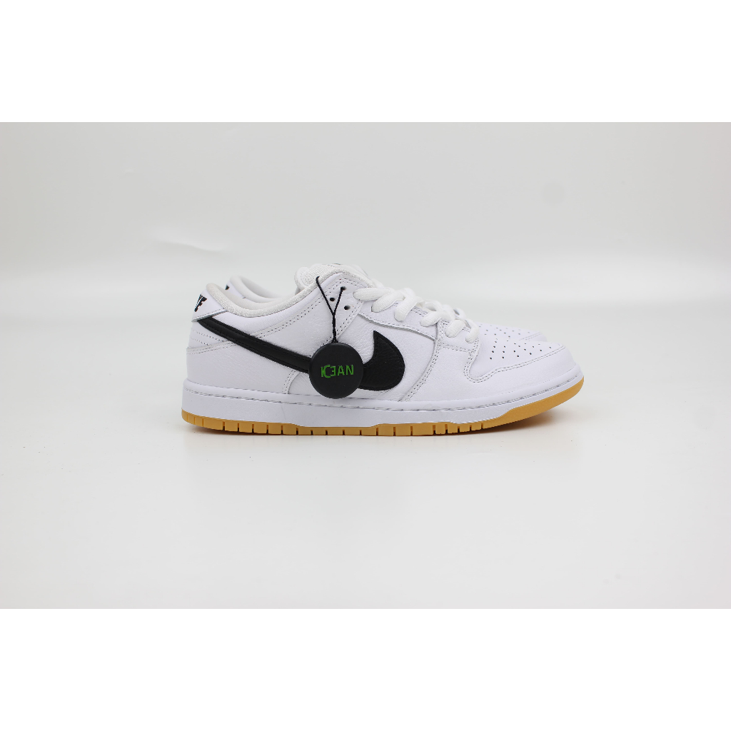 Nike SB Dunk Low Pro White Gum 100% Authentic