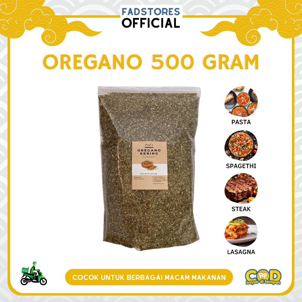 

Oregano 500gr - Daun Oregano Kering - Oregano Leaves