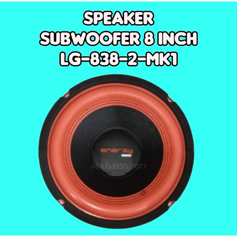 Speaker LEGACY 8 inch speaker 8inch LG 838-2 subwoofer original