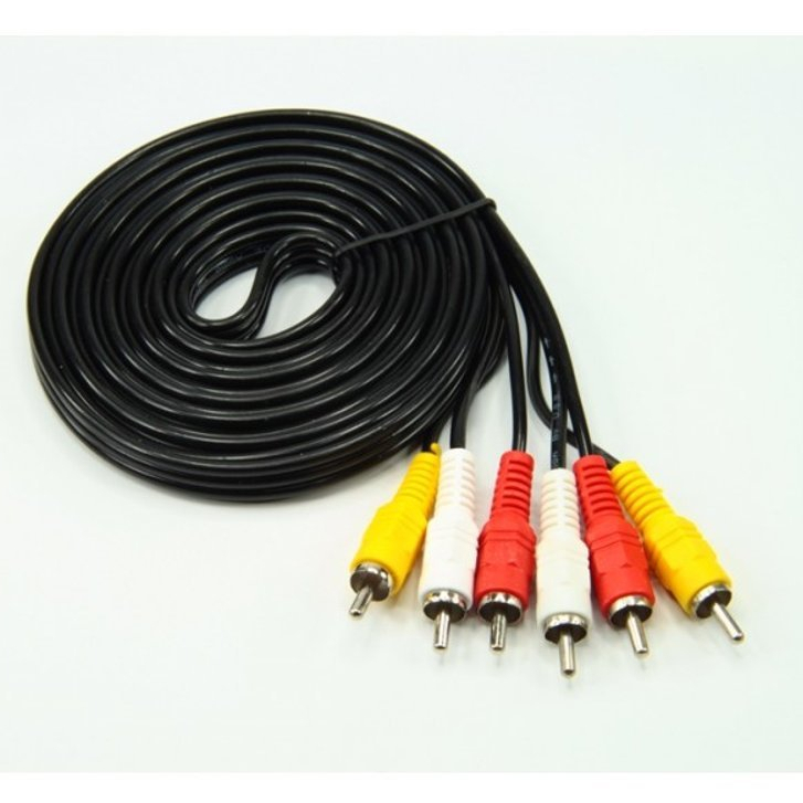 Kabel Jack Rca 3in3 1.5M 1.5 meter Cabang 3 WELKIN