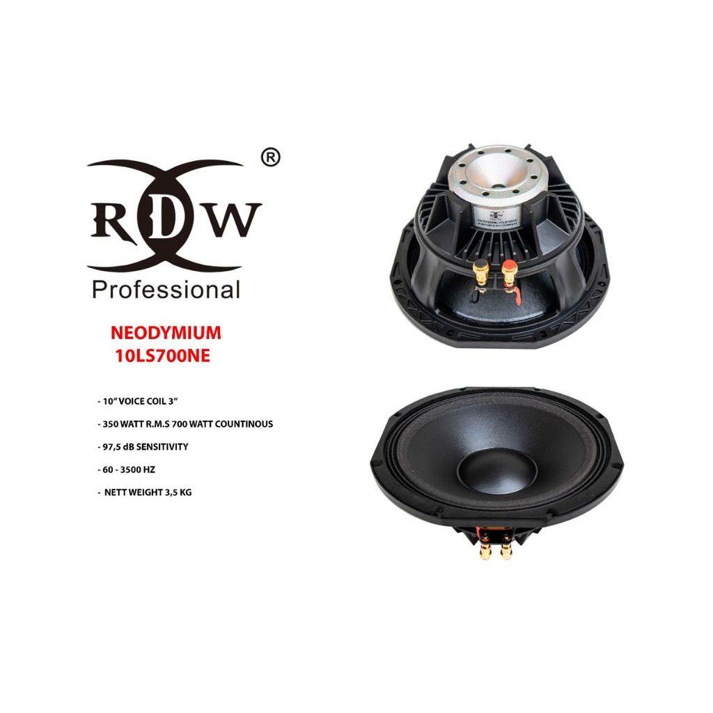 Componen Speaker RDW 10 Inch 10LS700NE
