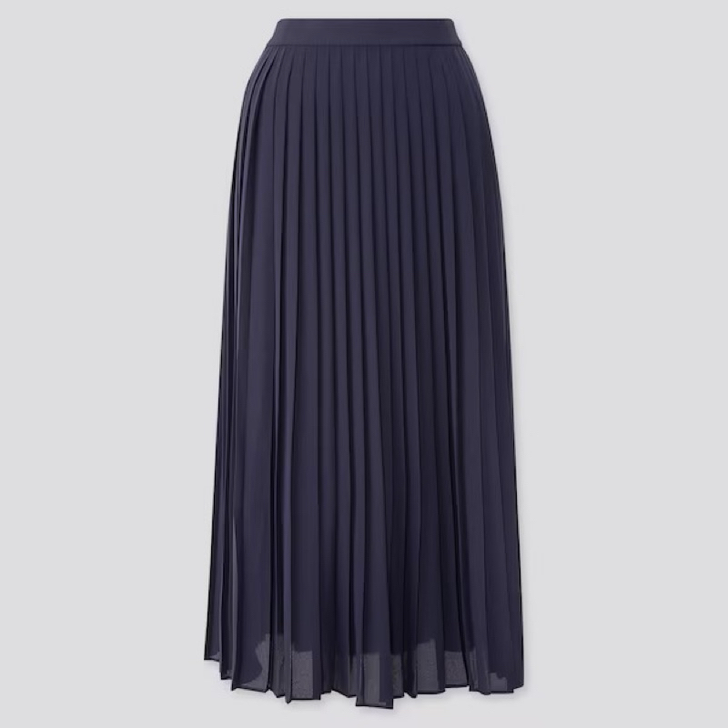 NEW WITH TAG UNIQLO Sifon plated skirt/ Uniqlo sifon skirt/ Uniqlo pleated skirt/ Rok plisket by uni