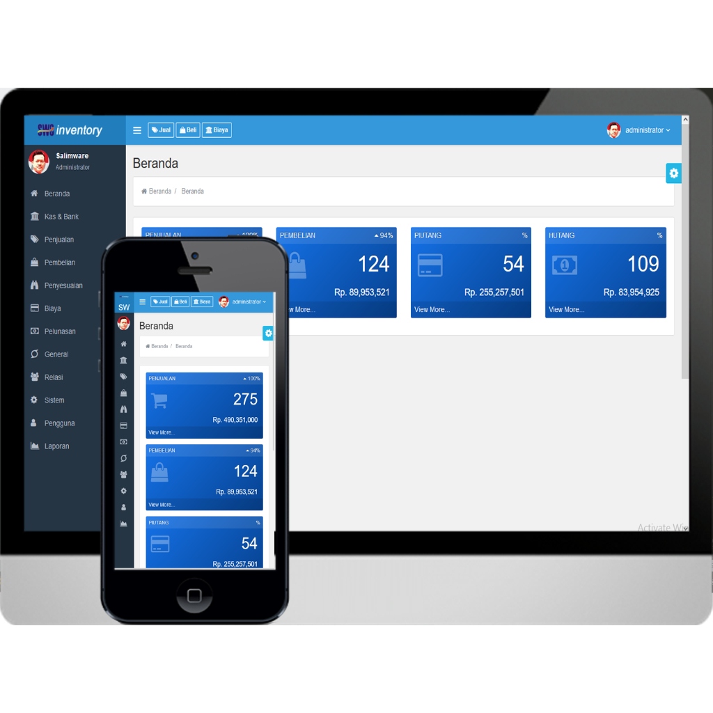 Aplikasi Inventory & POS Berbasis Web