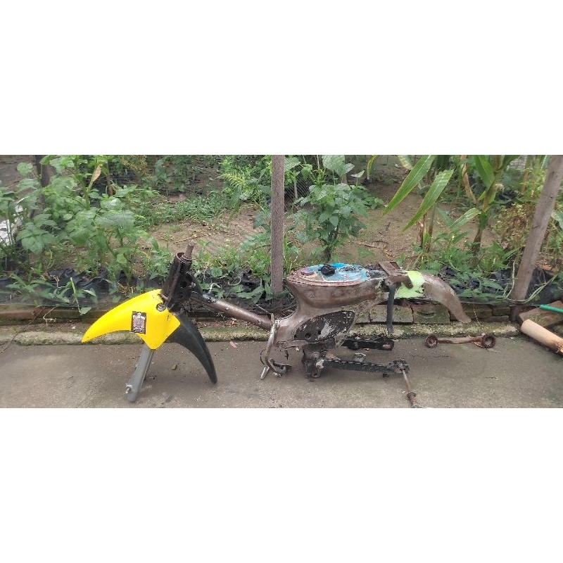 rangka/frame c70 set sperti difoto pnp honda cseries