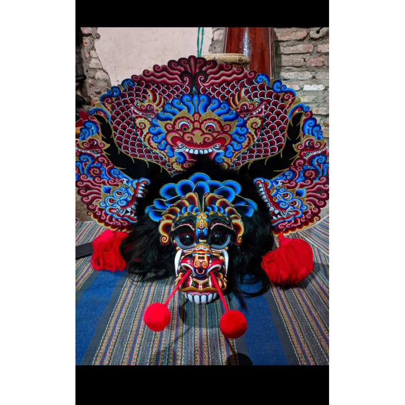 READY Barongan kayu waru uk 20 jamang kulit, bekas pemakaian 1x