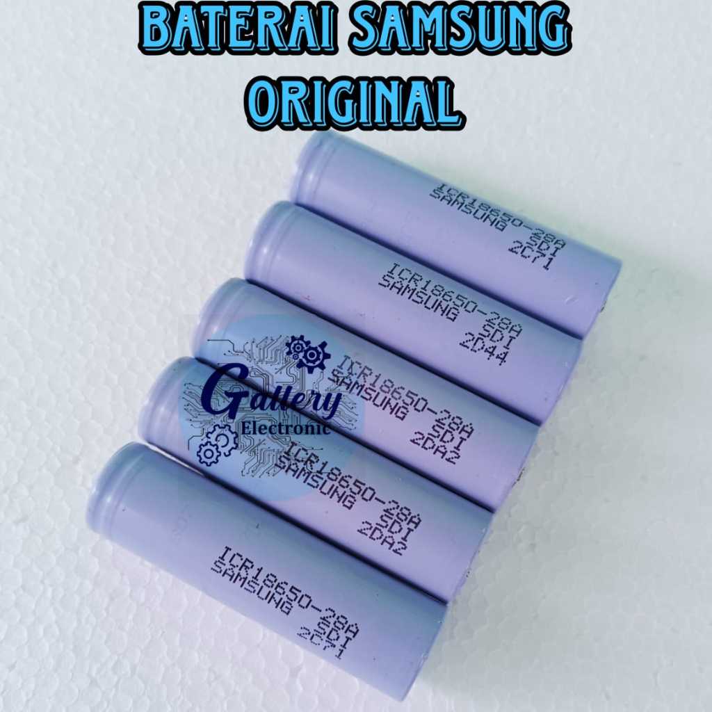 Copotan Batrei Laptop Merk SAMSUNG ICR 18650 Baterai 18650 Original SAMSUNG