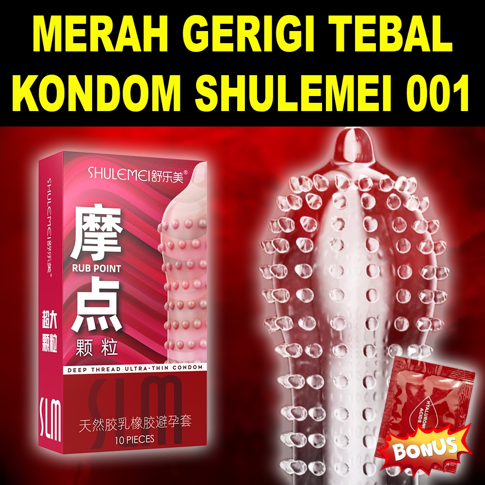 [TERLARIS DAN TERBAIK] Condom 001 Ultrathin Dotted Rubbed - Kondom 001  Tahan Lama Bergerigi